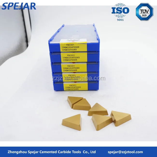 triangle cutter blade carbide insert milling cutter blade TPKN2204PDSKR