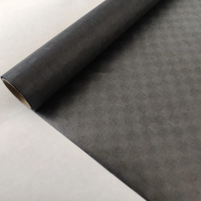 black bopp film laminated water proof eco friendly flower decorative wrapping paper rolls