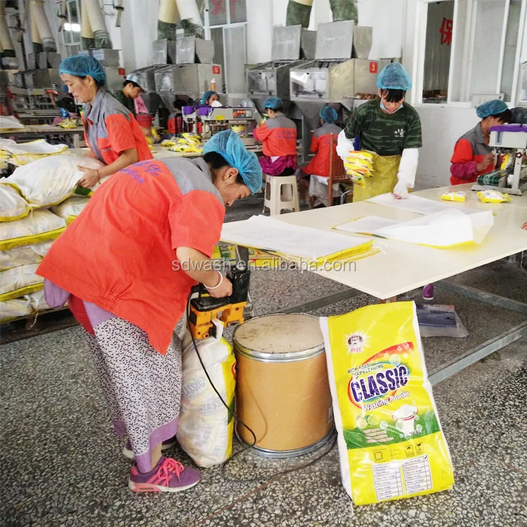 
Africa OEM High Foam Washing Powder Good Quality Laundry Detergent Effect Washing Machine Powder Wholesale Detergent Powder 