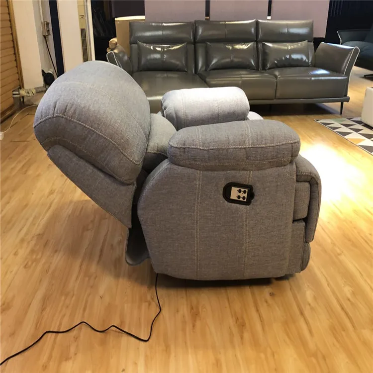 Living Room Sofa Lie Low Electric Recliner Chair In BiG Size  With  Double Motor