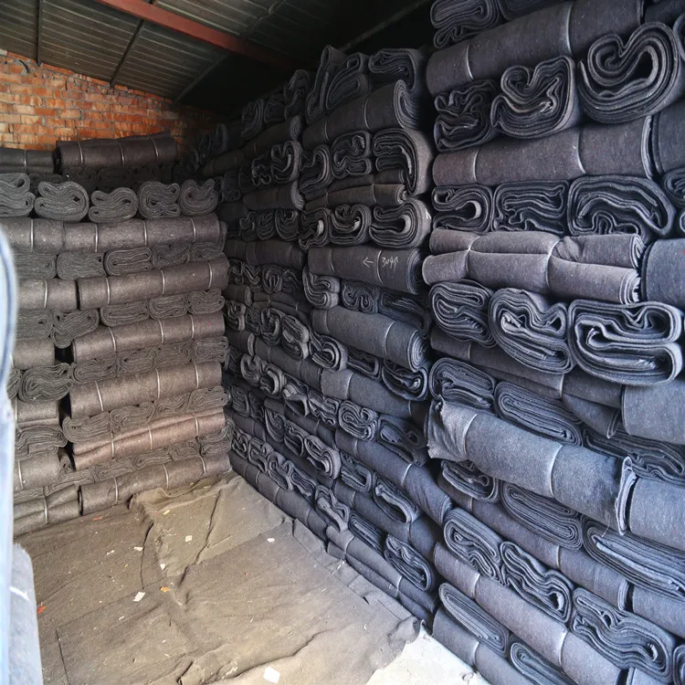 Factory Direct Sale Cheap High Quality 100% Recycle Badding Blanket Padded Felt Pad