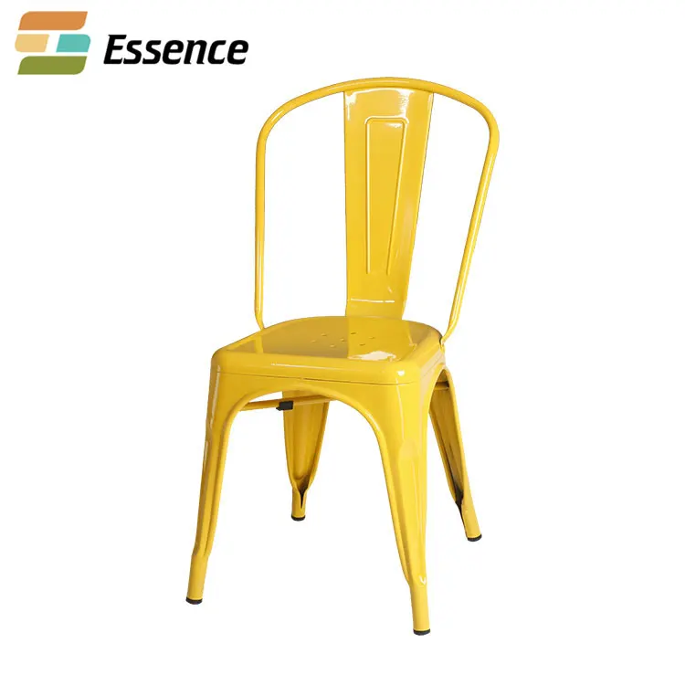 Hot Sale stackable industrial metal kitchen side chair industrial chair