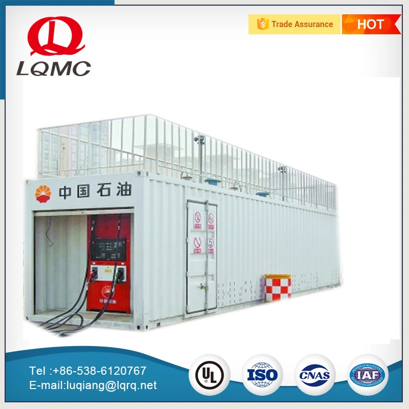 Anti explosion mobile fuel storage tank container diesel station