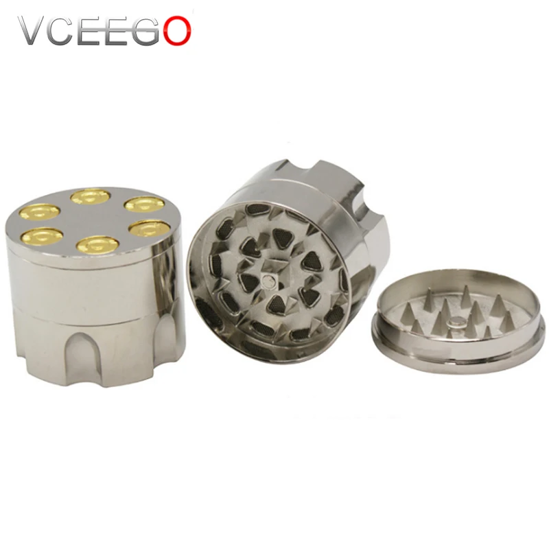 Большой жернов для трав электрический 4 слоя из цинкового сплава цинковый сплав ручной раскатной валик шлифовального станка с бумаги коробка хранения