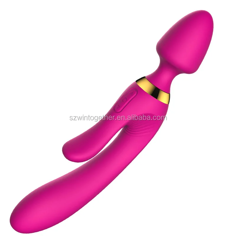 3 motor vibrating 10 speed AV vibrator for women