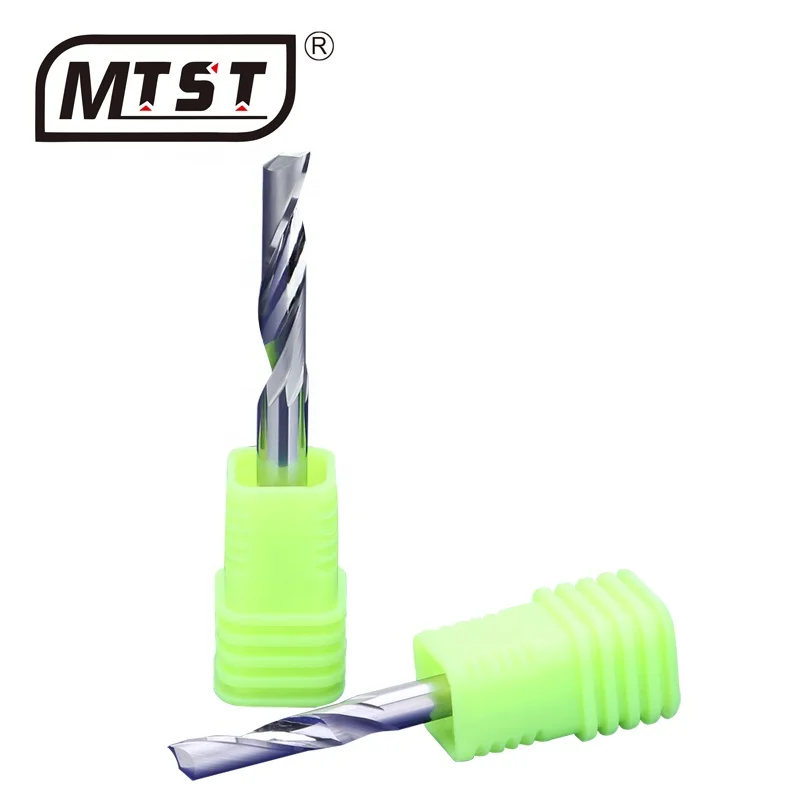 
4 6mm Factory supplier 1 Flute Tungsten carbide end mill for aluminum metal milling cutter bits 