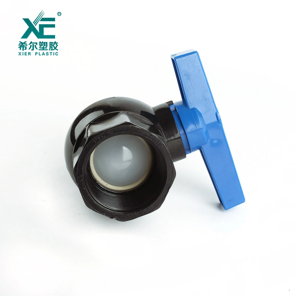 Free sample custom support 1  - 2 inch plastic female male F/M PVC ball valve