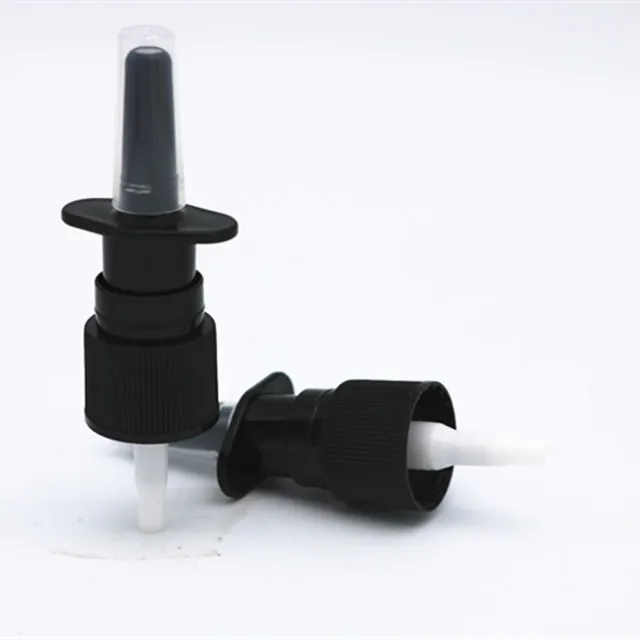 High Quality Hospital Medical Nasal Pump Nasal Atomizer Spray Bottles Screw Cap Plastic Mist for Nose Non Spill Accept