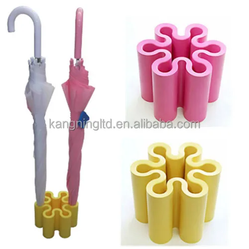 Funny silicone rubber office wet umbrella stand/holder