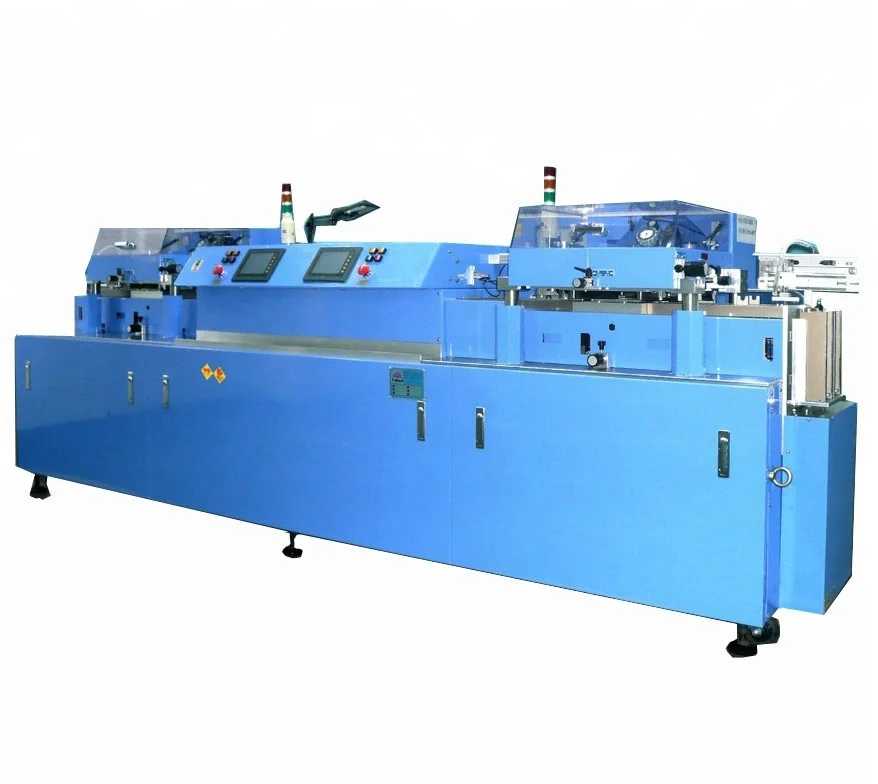 
PLC Control Large-Side Screen Double Head Automatic Printing Machine 
