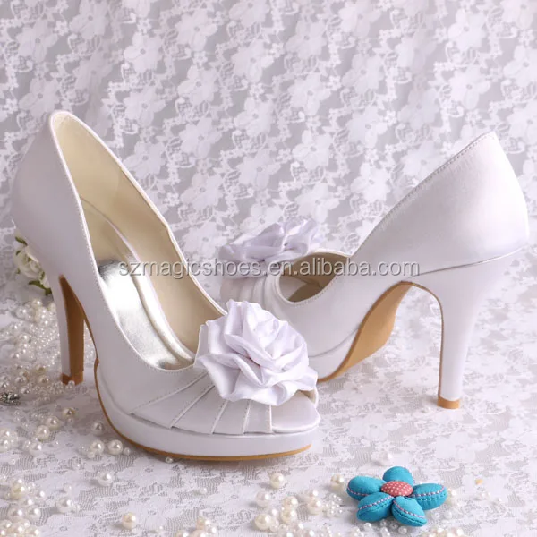 Beautiful Women High Heel Shoes With Flower