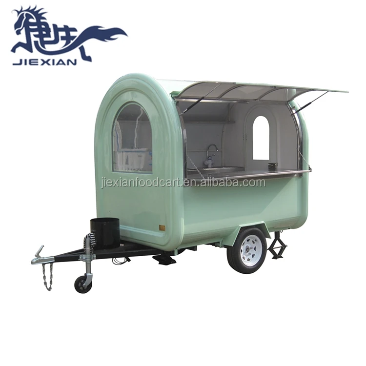 JX-FR220B Shanghai Jiexian mobile hot dog cart food court van food truck for sale europe