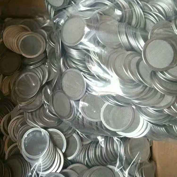 stainless steel wire mesh oil filter strainer rimmed dome screen oil filter cup