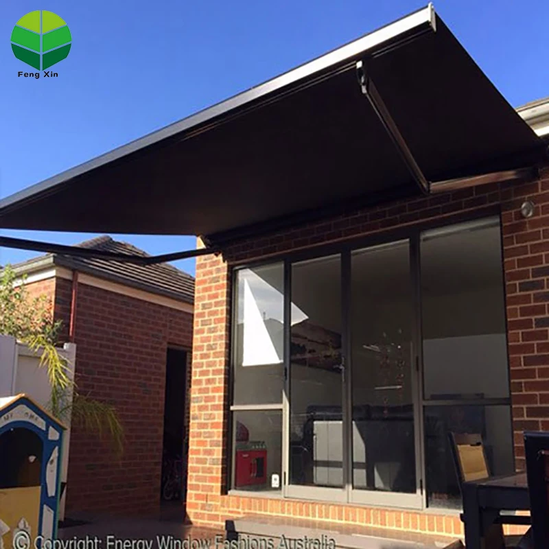 Awnings High quality Detachable Outdoor waterproof aluminum  Retractable  awnings