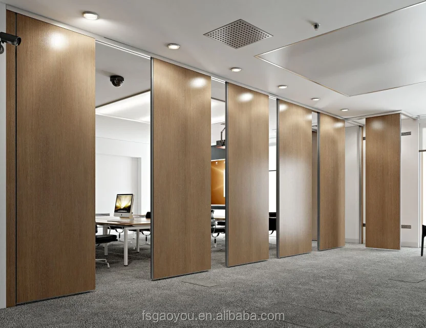 Soundproof movable wall meeting room acoustic folding sliding partition wall for Bulgaria hotel