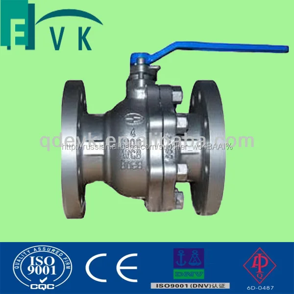 Ansi чугуна 2 шт. фланцевый шаровой клапан