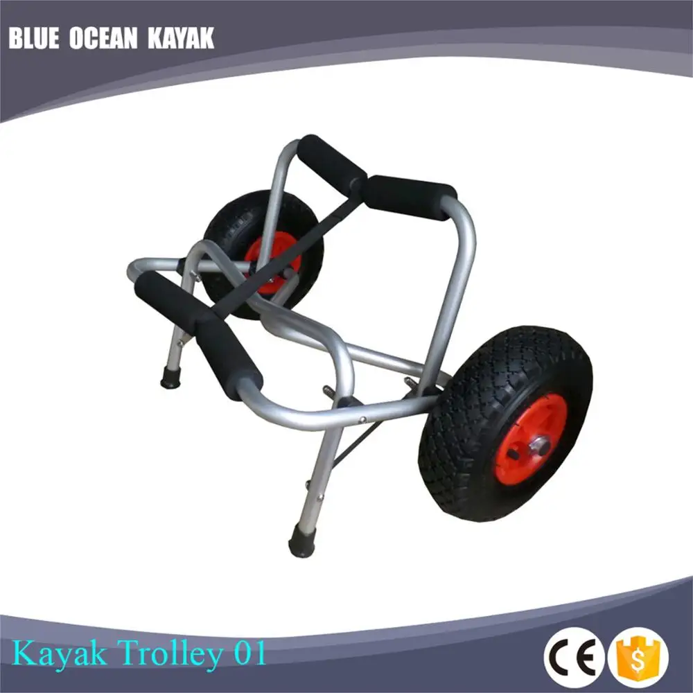 
Beach Trolley Fishing Cart Collapsible Kayak Cart Surfboard Trailer Folding Beach Cart 