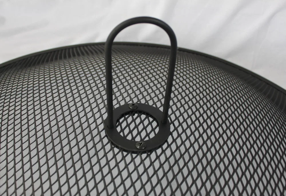 heavy duty stamped spark screen for outdoor  fire pit
