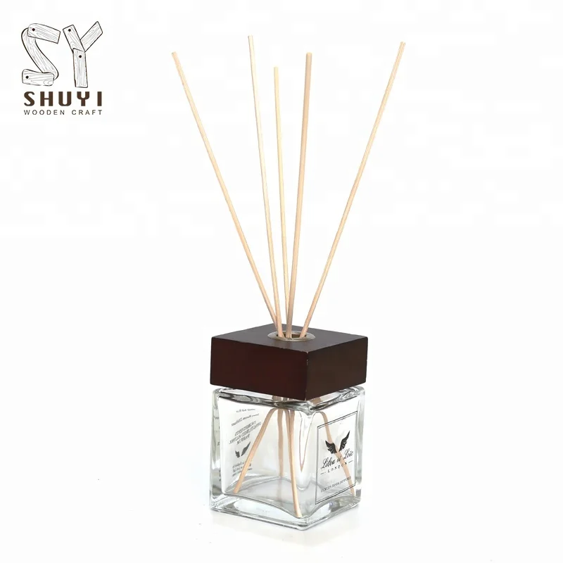 Air Fragrance Essential Oil Diffuser Wooden Perfume Cap