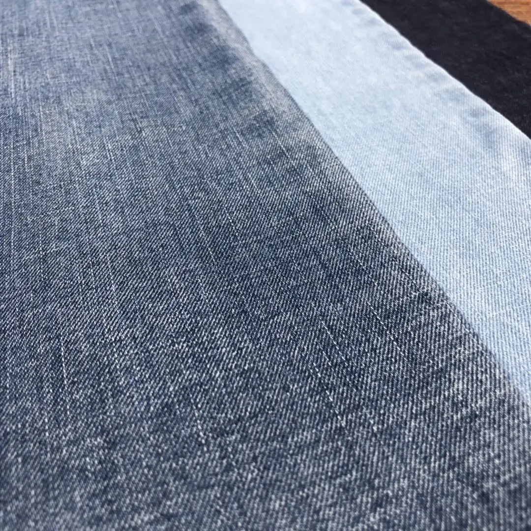 XFIT bi stretch Lycra T400 fiber provide 360 degree comfort four 4 way stretch woven denim fabric 3D fit