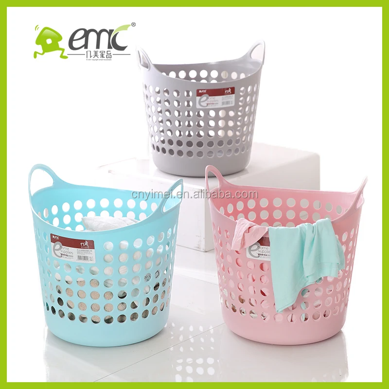 emc PE soft luandry bsaket, 28L PE plastic laundry basket