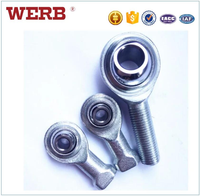 WERB Gcr15 steel M20*1.5 NOS20 spherical ball joint rod ends bearing