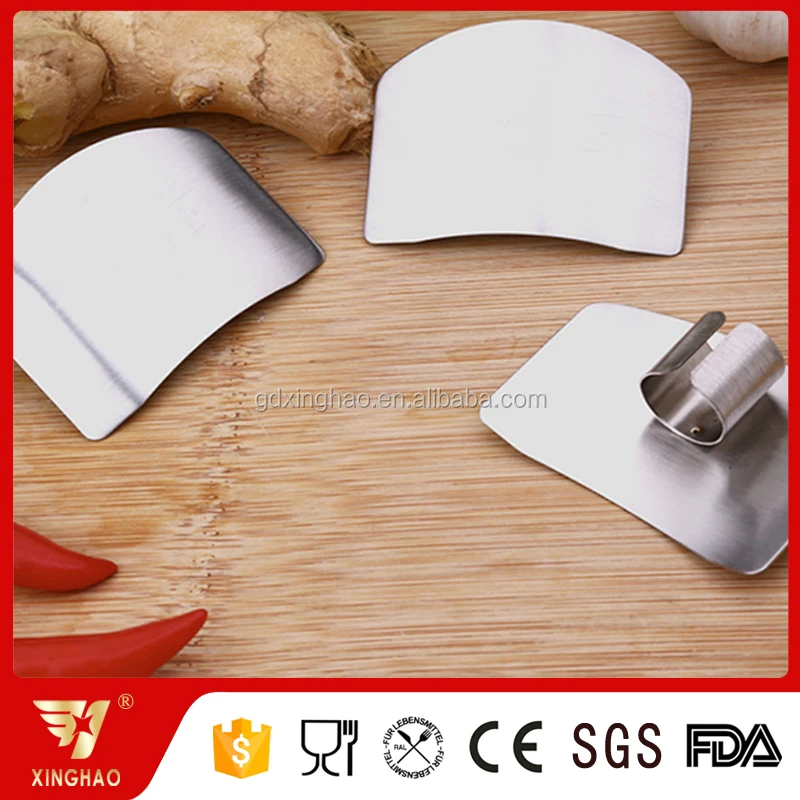 Kitchen Helper Stainless Steel Finger Protector Guard from Cutting