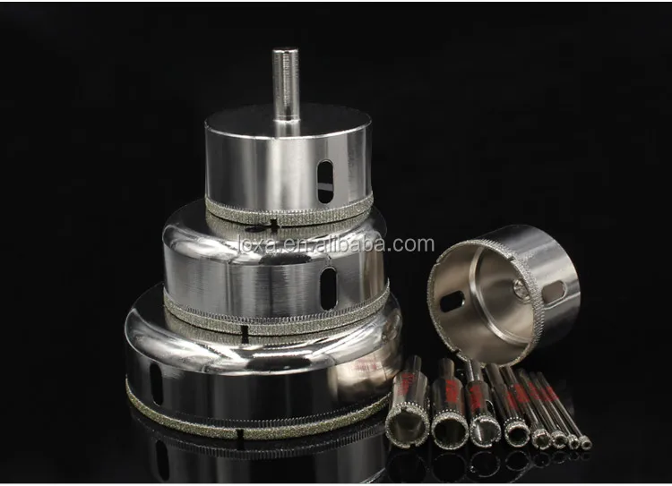 Electroplated Diamond Hole Saw Glass Drill Bit for Tile Ceramic Glass