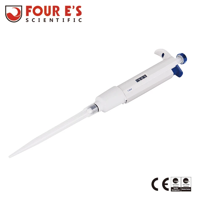 1-10 ml calibrated autoclavable volume single channel micro pipette