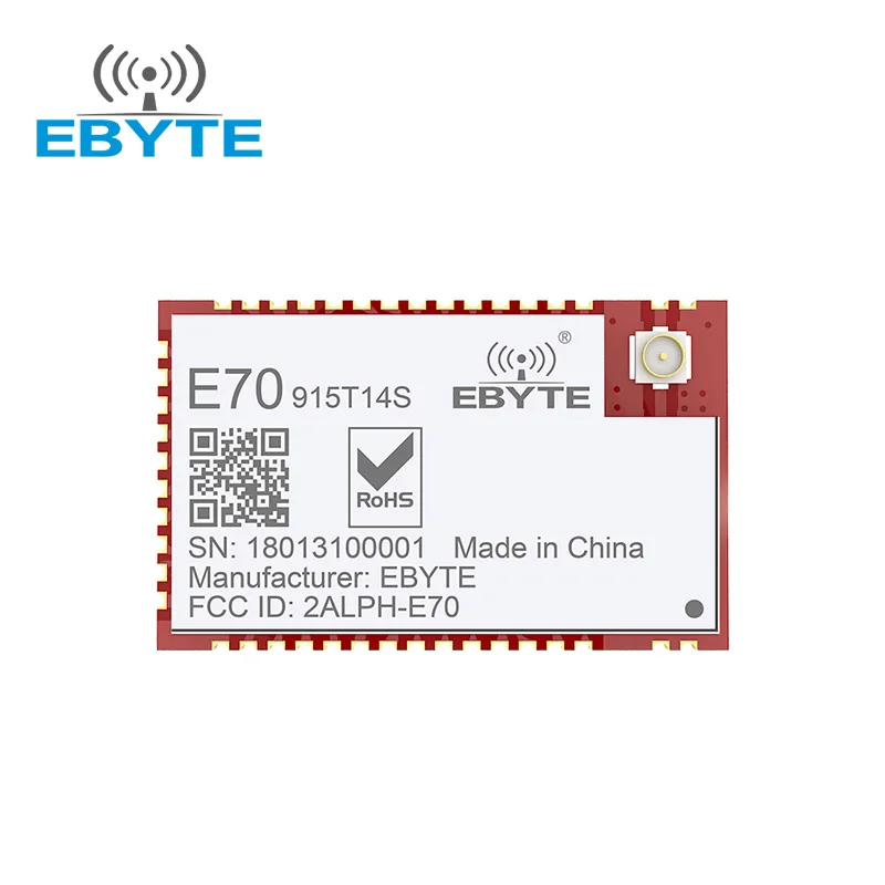 
Ebyte RoHS 915MHz iot rf module E70 915T14S lora iot 915 mhz CC1310 SMD Wireless transceiver integrated circuit module 