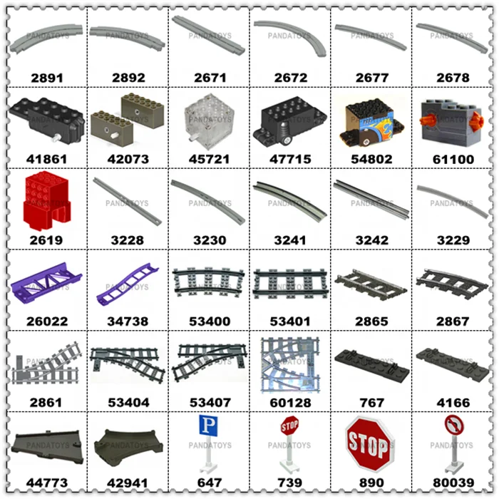 Game Switch Point Right train track building block for friends track railway system of kids large city Connecting toys (NO.2859)