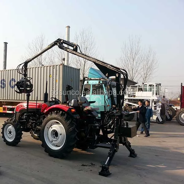 Дешевая цена мини-тракторный кран Лесной