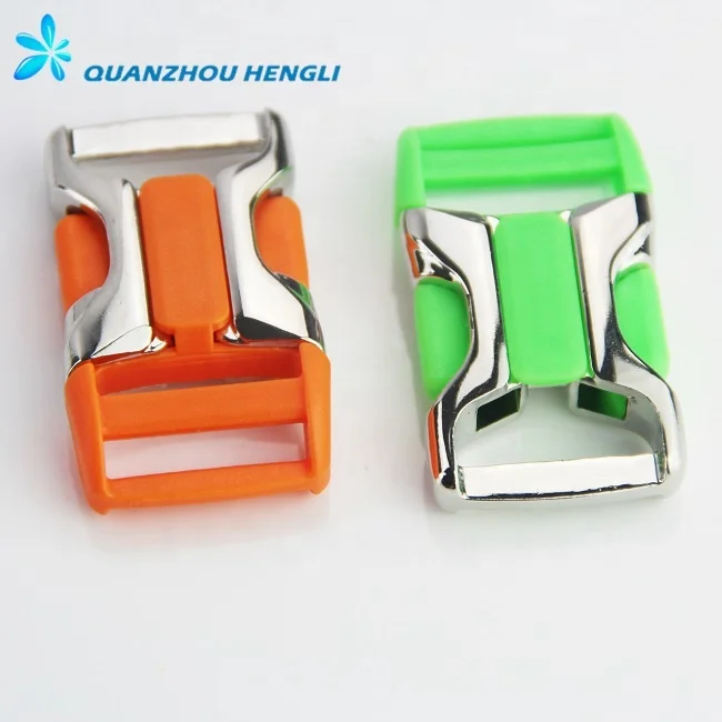 25mm Metal  Custom Side Quick Release Plastic Buckles for Seat Belt and Bags