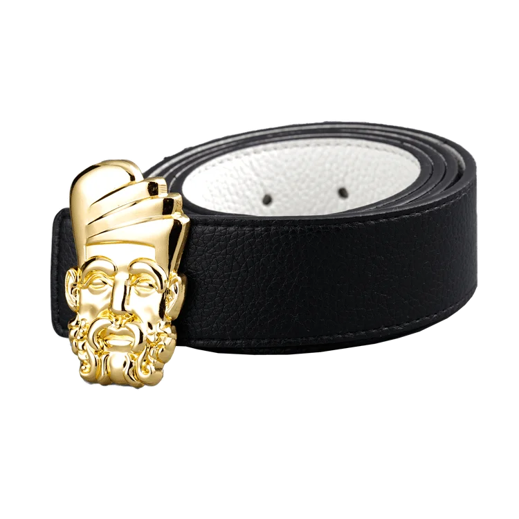 Мужские однотонные латунные пряжки для ремня оптом с логотипом на заказ