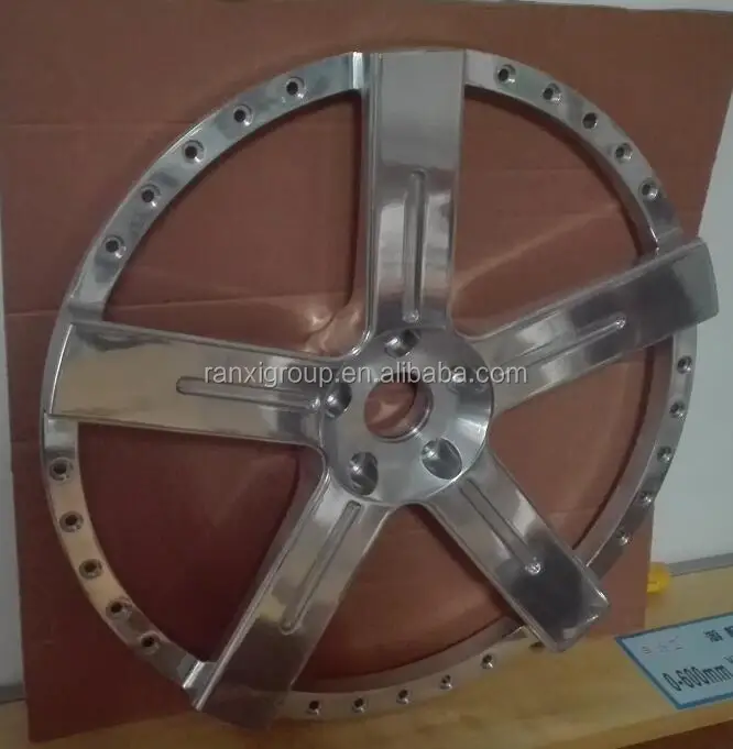 22' polished center disk for 3 piece forged wheel