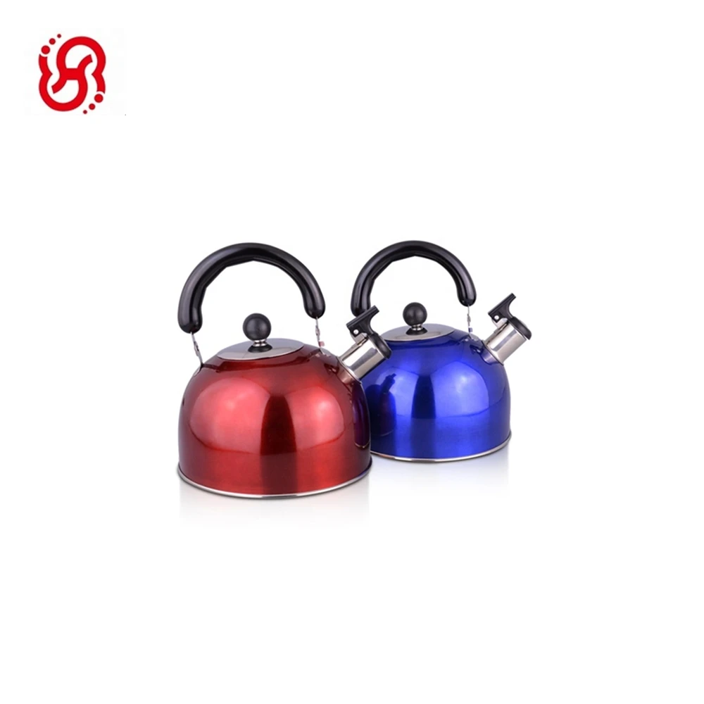 Stainless Steel Whistle Kettle Use for Cooker and Gas Metal Camping Teapot &Coffee Whistling Kettle