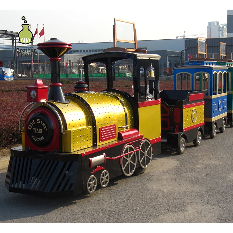 
Dual Hydraulic System amusement park miniature funny metal train locomotive 