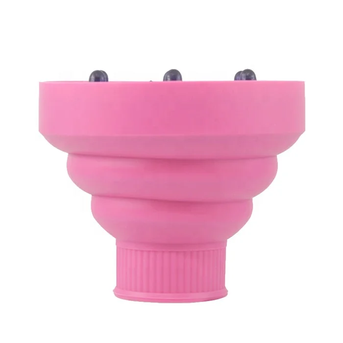 Promotion collapsible diffuser silicone hair diffuser for hair dryer