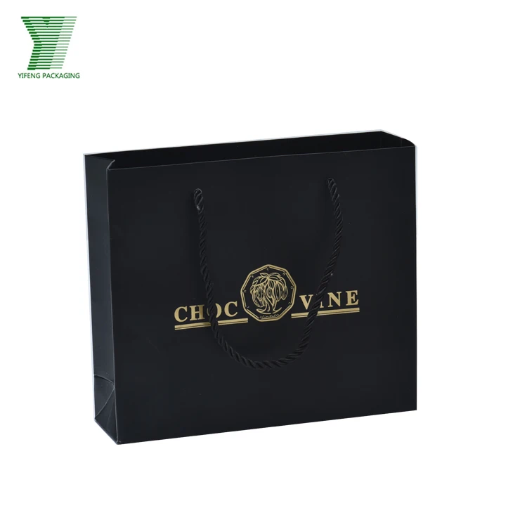 luxury shopping paper bags with your own logo printing