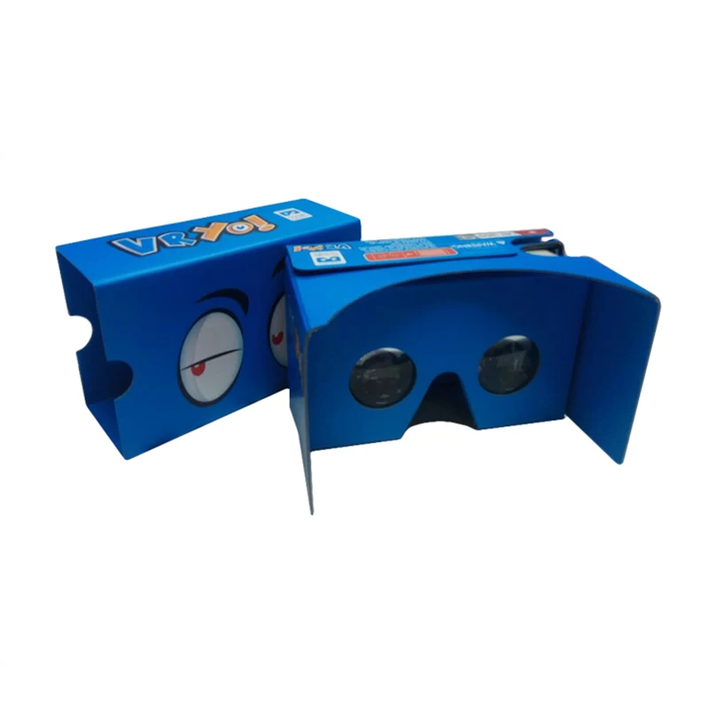 Smartphone VR Cardboard Glasses Fun Virtual Reality Cardboard VR 3D Glasses For 6 Inch