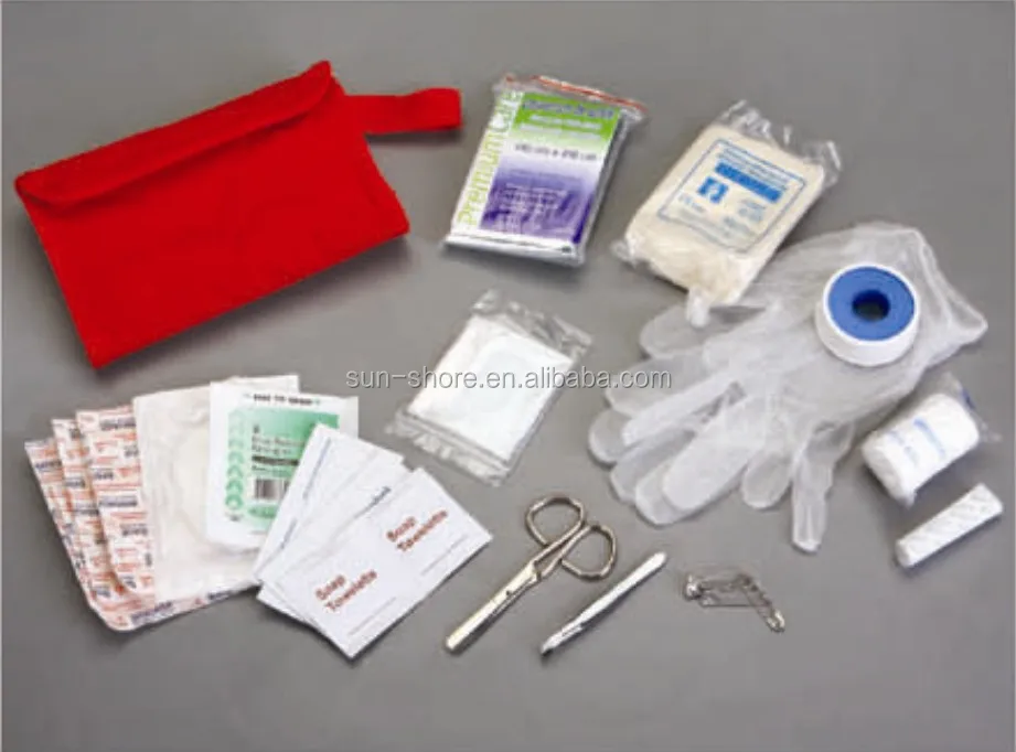 
colourful portable First Aid Kit medical supplies with High Quality and Low Price 