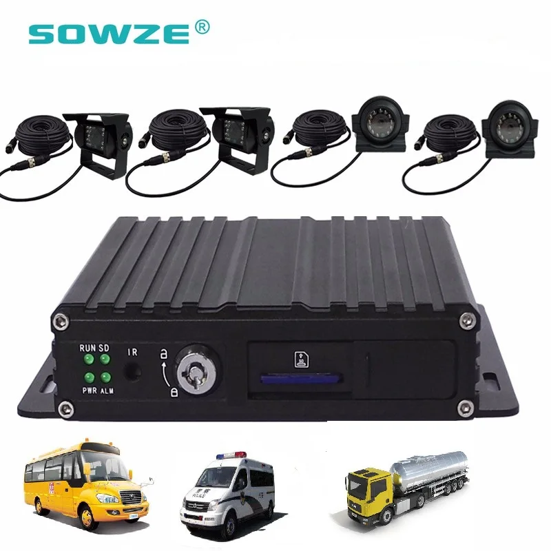 720 P 4CH AHD DVR Kit С GPS Слежения и 3 Г Функция