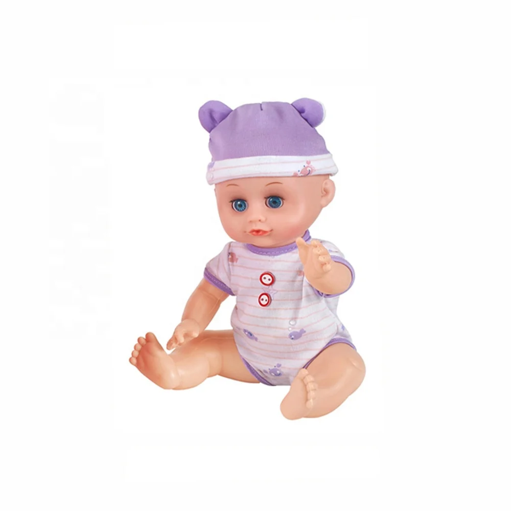 Hot sale girl gift 16 inch baby doll with 12 sound.