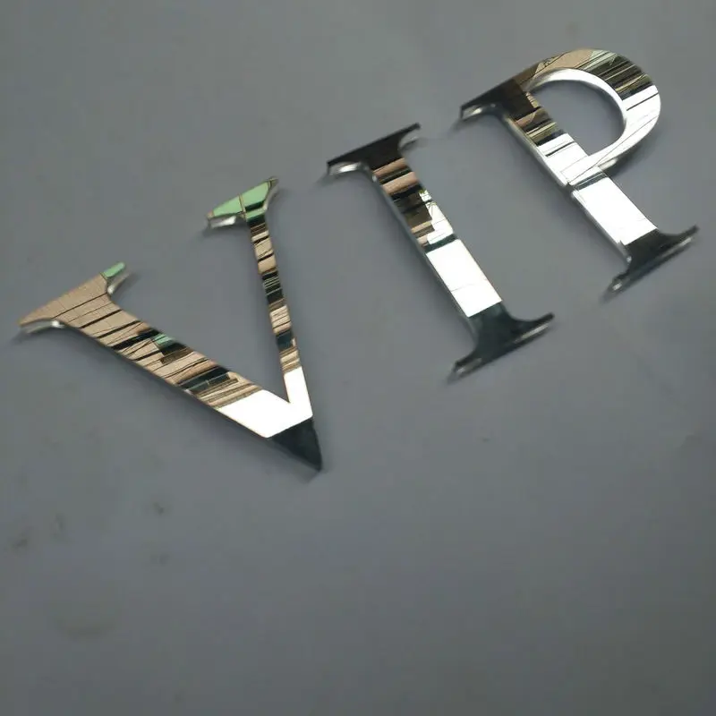 drop shipping DIY 3D metal laser cut company wall sign stainless steel Alphabet letters wedding party name letter