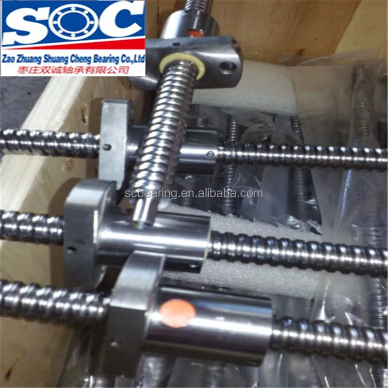 
25mm ball screw cnc machine bearing DFU2505 DFU2506 with screw nut 