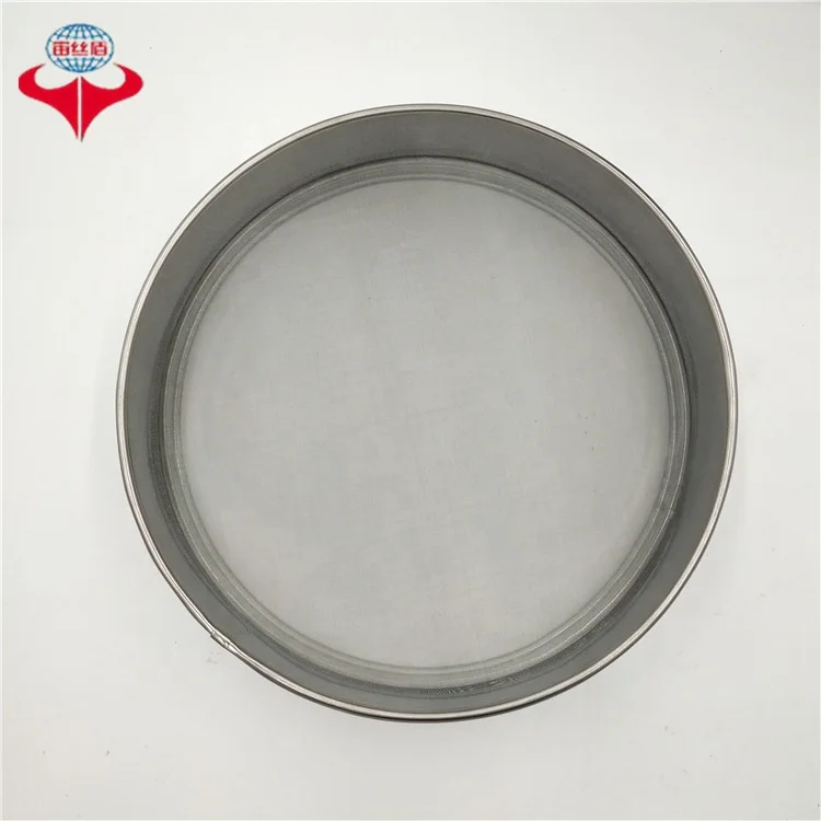 6 8 inch 2 um 40 50 75 150 mikron 220 300 350 micron stainless steel screen mesh sieves for lab test sand soil