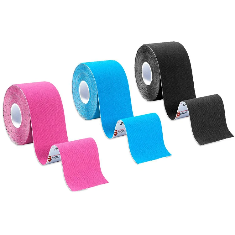 Waterproof Custom Elastic sport strapping tape physiotherapy sport wrap bandage kinesiology tape