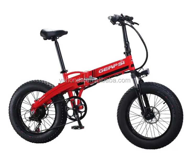 2018 HOT Fat Tire Foldable Electric Bike Snow Bike Lithium Hidden Battery Powered Electric Bicycle