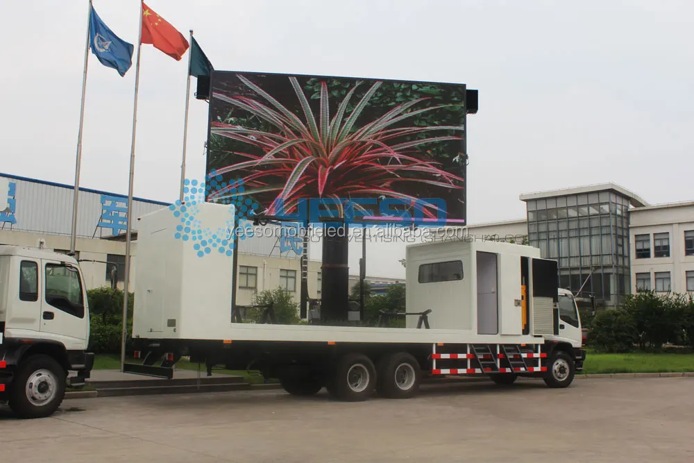 Мобильный автомобиль со светодиодным дисплеем, наружный Мобильный Рекламный автомобиль