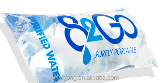 Custom automatic Packing PE film / Laminated sachet Pouch Film / plastic film roll for water sachet 500ml